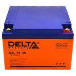 AGM аккумулятор Delta GEL 12-26